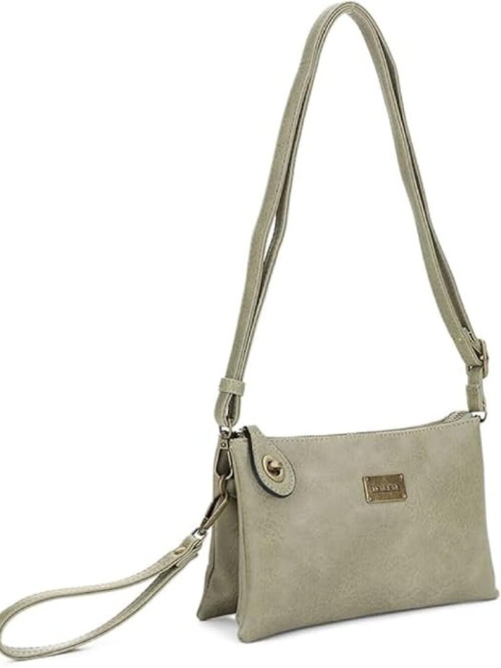Liz Soto Silver Crossbody Bag